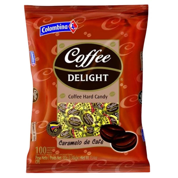 Coffee Delight Candies Colombina Pack of 100 (380gr)