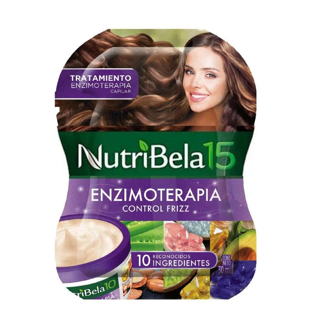 Enzymotherapy Frizz Control Hair Mask Treatment Nutribela Sachet (24ml)