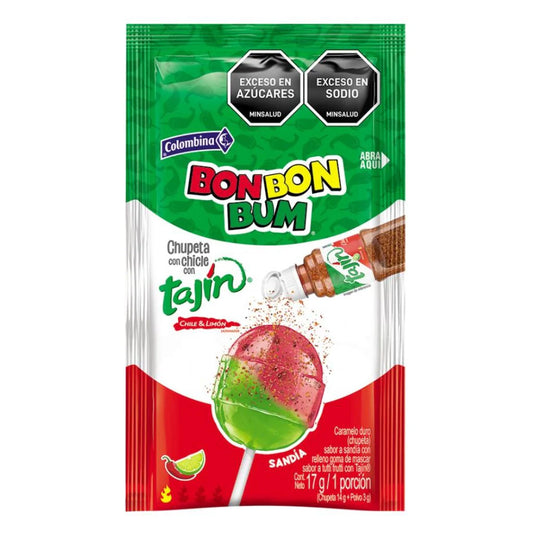 Watermelon - Bon Bon Bum Lollipop with Tajin (17g)