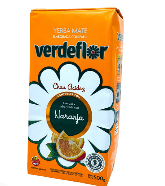 Yerba Mate - Verde Flor- Naranja- 500 g