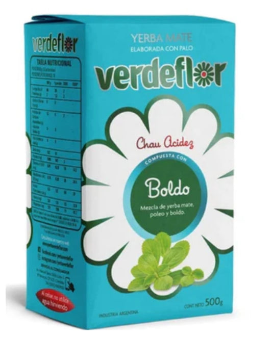 Yerba Mate - Verde flor - Boldo- 1 kilo