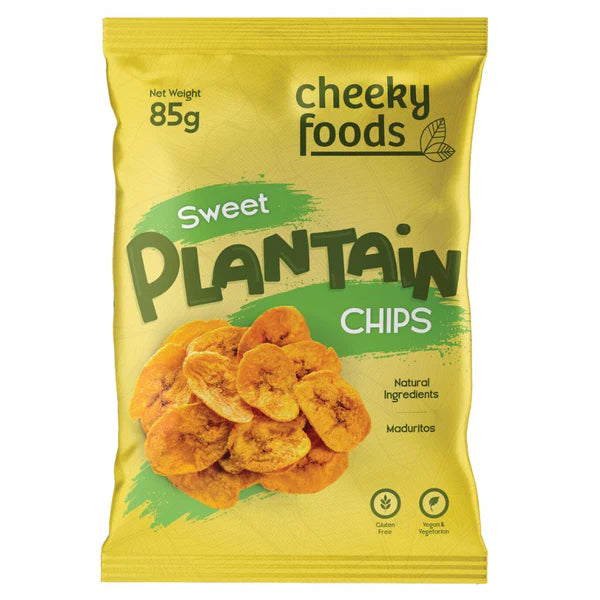Sweet Plantain Chips Cheeky Foods (85g)