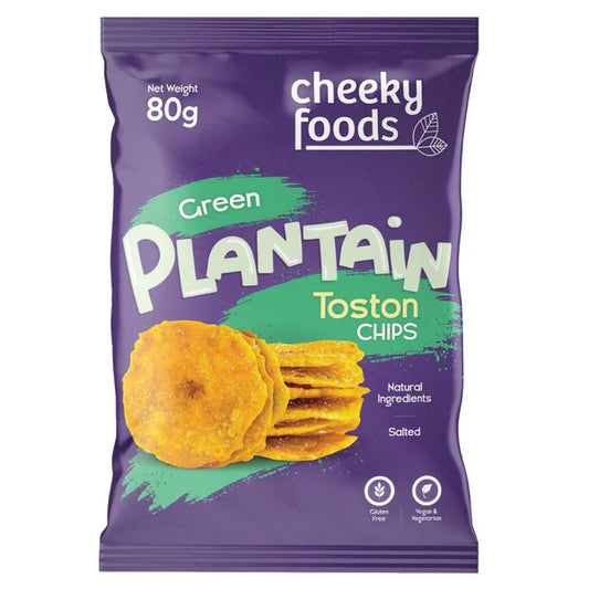 Toston Plantain Chips Cheeky Foods (80g)